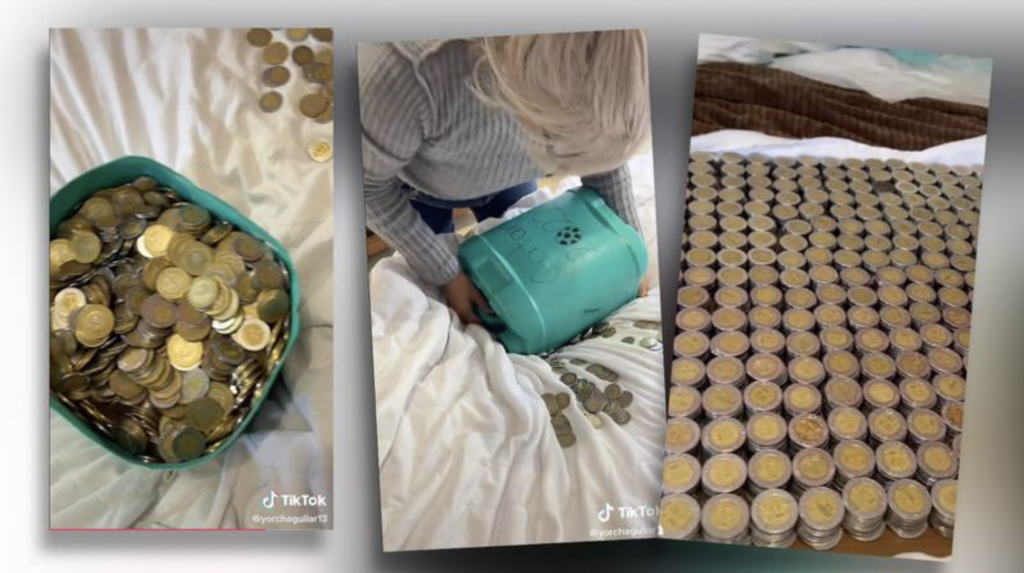 Joven ahorra cientos de monedas para ir al Mundial de Qatar