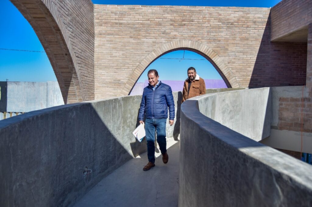 Así avanza la nueva Biblioteca Pública de Agua Prieta